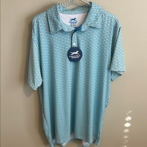 NEW Chalktalk Sports Men’s Pickleball Patterned Polo. Size XL
